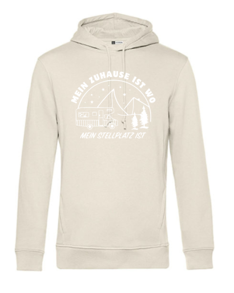 Hoodie "Zuhause ist, wo mein Stellplatz ist"